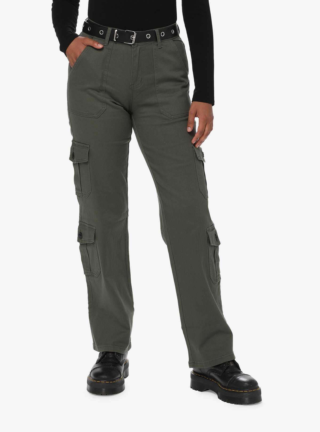 Hot Topic Gray Cargo Pants for Women