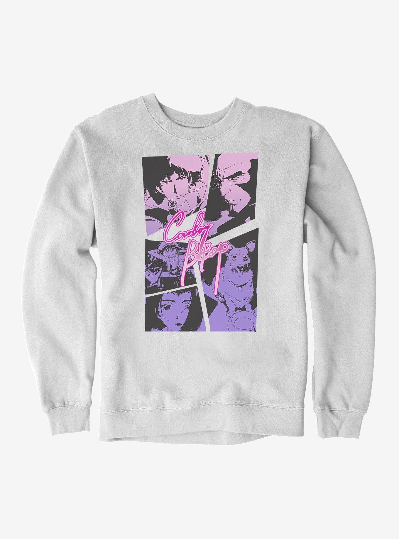 Cowboy Bebop Panels Sweatshirt, WHITE, hi-res