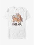 Disney The Fox and the Hound Copper Friends T-Shirt, WHITE, hi-res