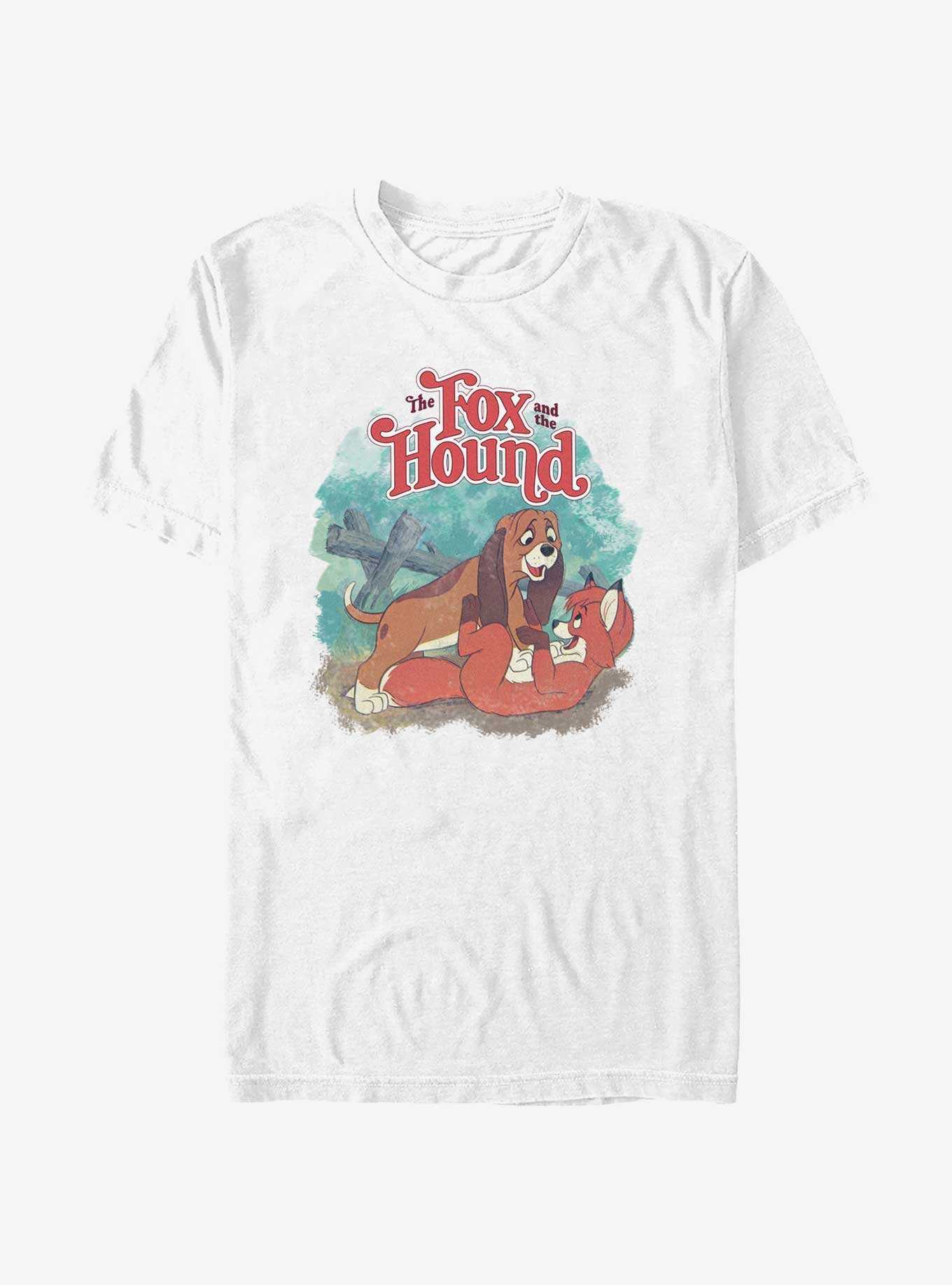 Disney The Fox and the Hound Playful Friends Logo T-Shirt, , hi-res