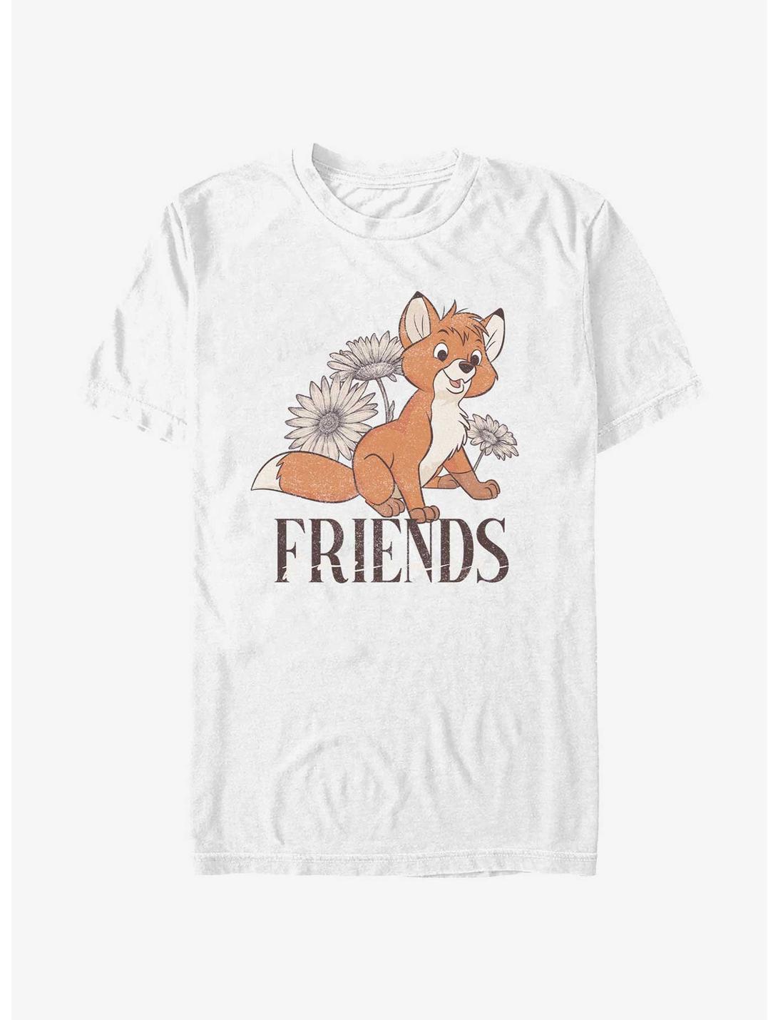 Disney The Fox and the Hound Tod Friends T-Shirt, WHITE, hi-res