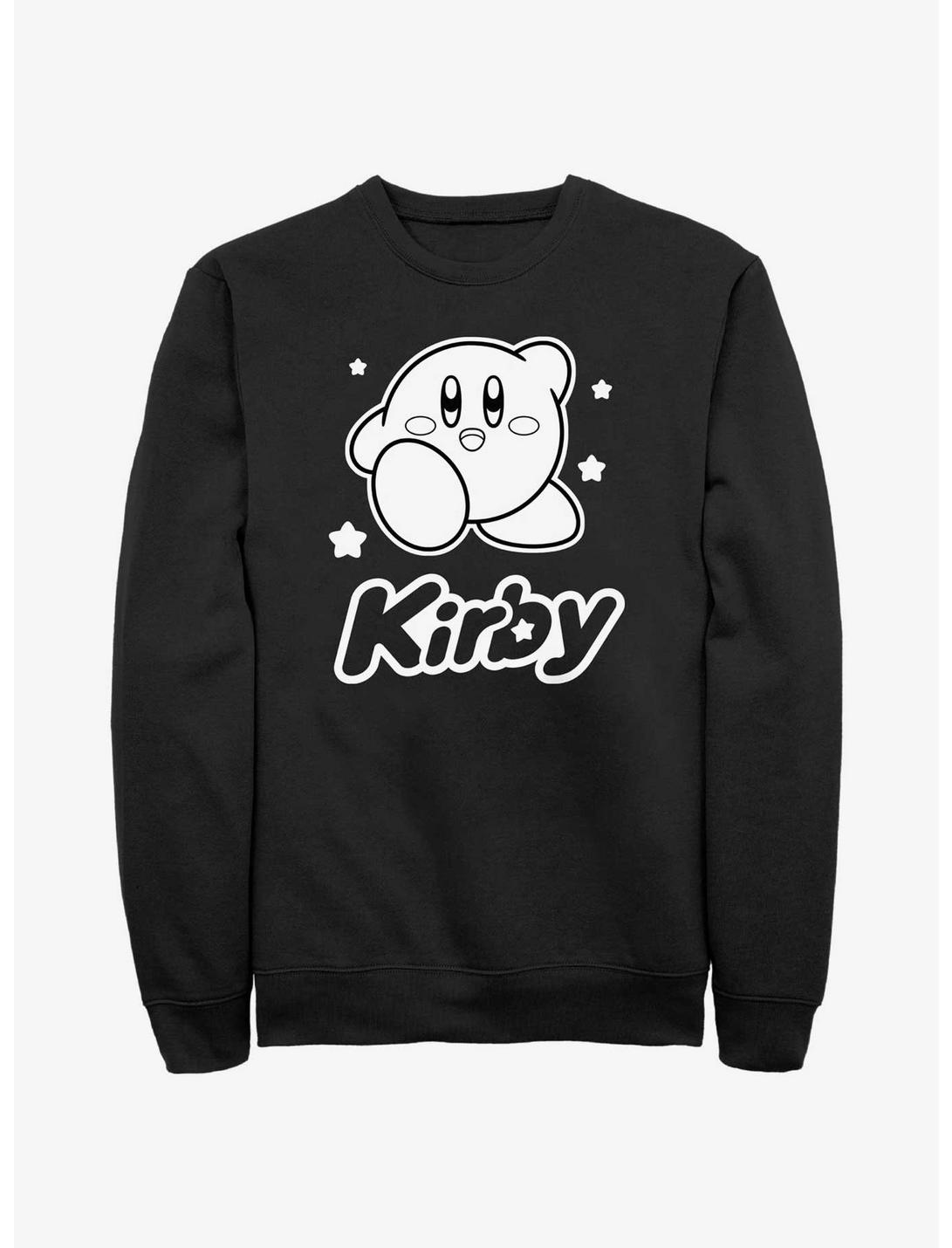 Kirby Star Pose Sweatshirt, BLACK, hi-res
