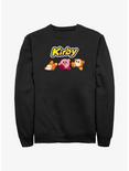 Kirby Waddle Dee Logo Sweatshirt, BLACK, hi-res