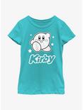 Kirby Star Pose Youth Girls T-Shirt, TAHI BLUE, hi-res