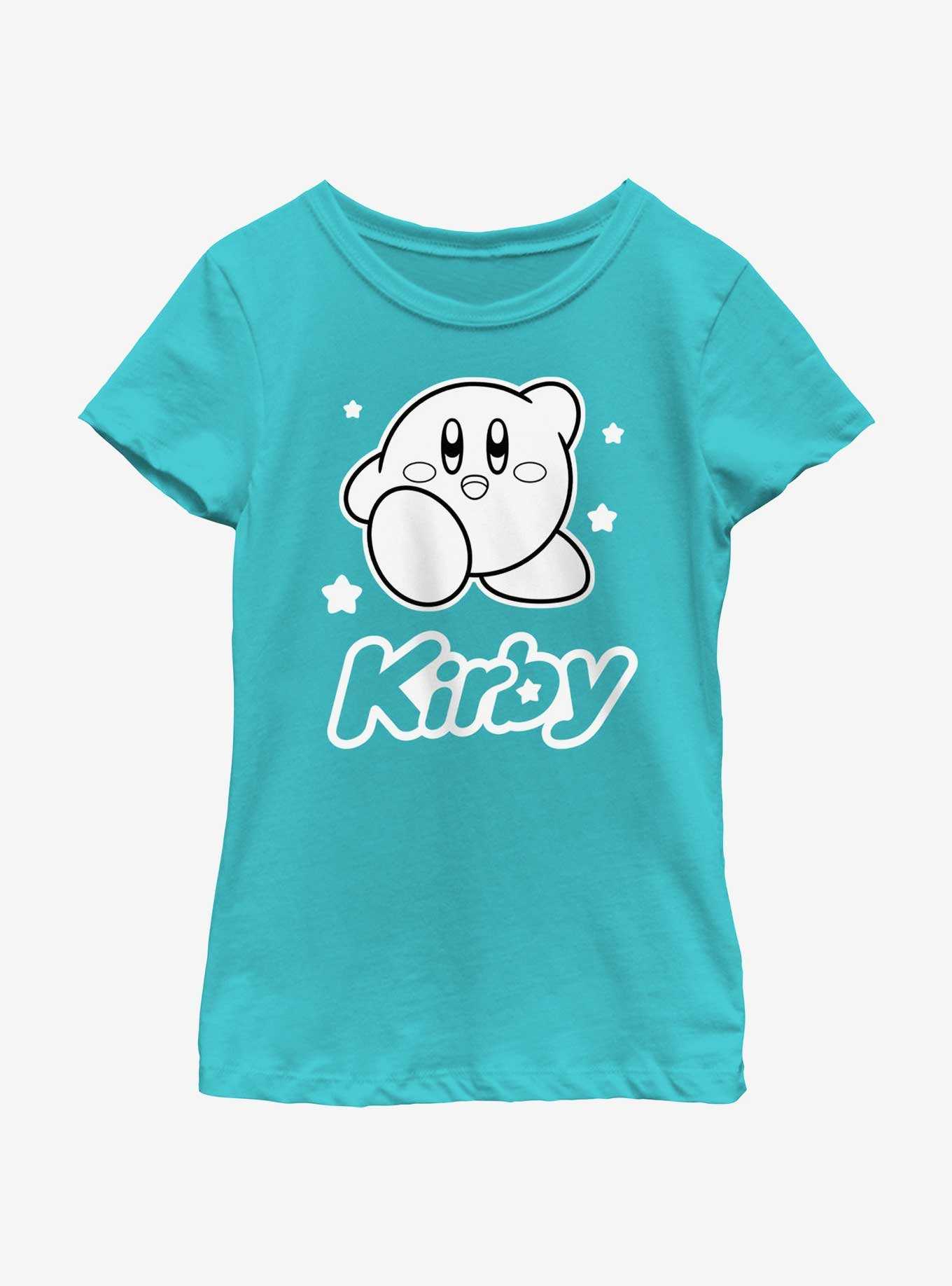 Kirby Star Pose Youth Girls T-Shirt, , hi-res