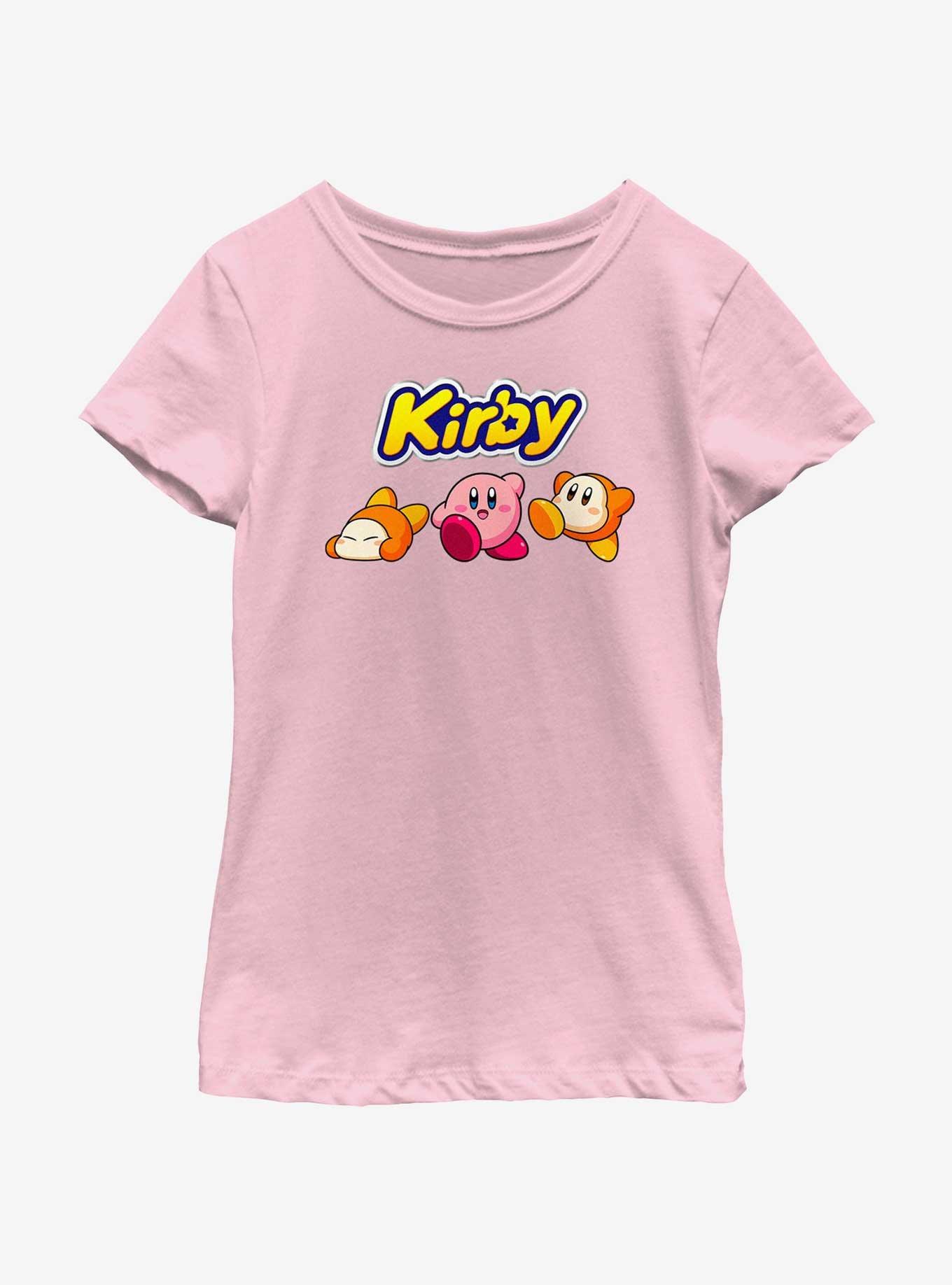 Kirby Waddle Dee Logo Youth Girls T-Shirt, , hi-res