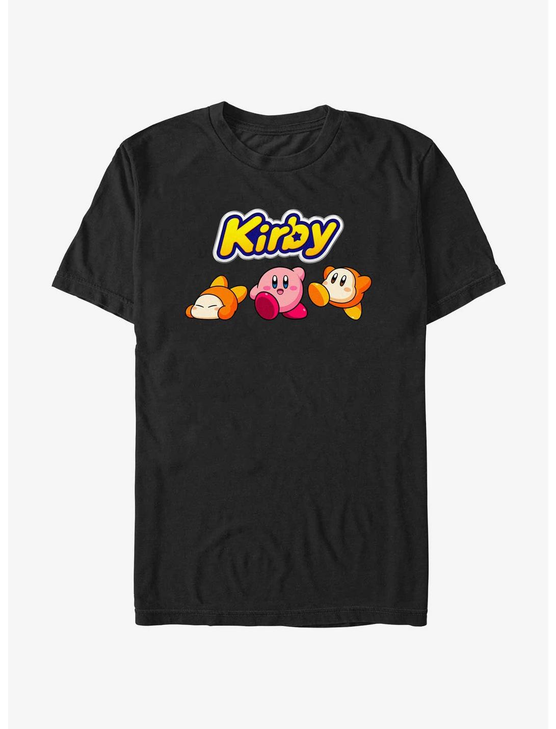 Kirby Waddle Dee Logo T-Shirt, BLACK, hi-res