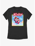 Kirby Starry Parasol Womens T-Shirt, BLACK, hi-res