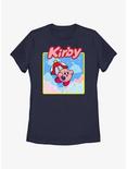 Kirby Starry Parasol Womens T-Shirt, NAVY, hi-res