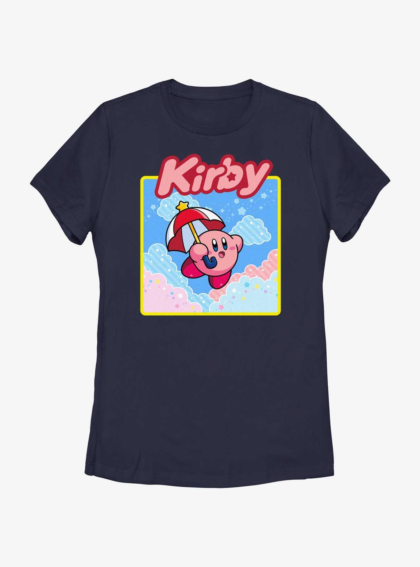 Kirby Starry Parasol Womens T-Shirt, , hi-res