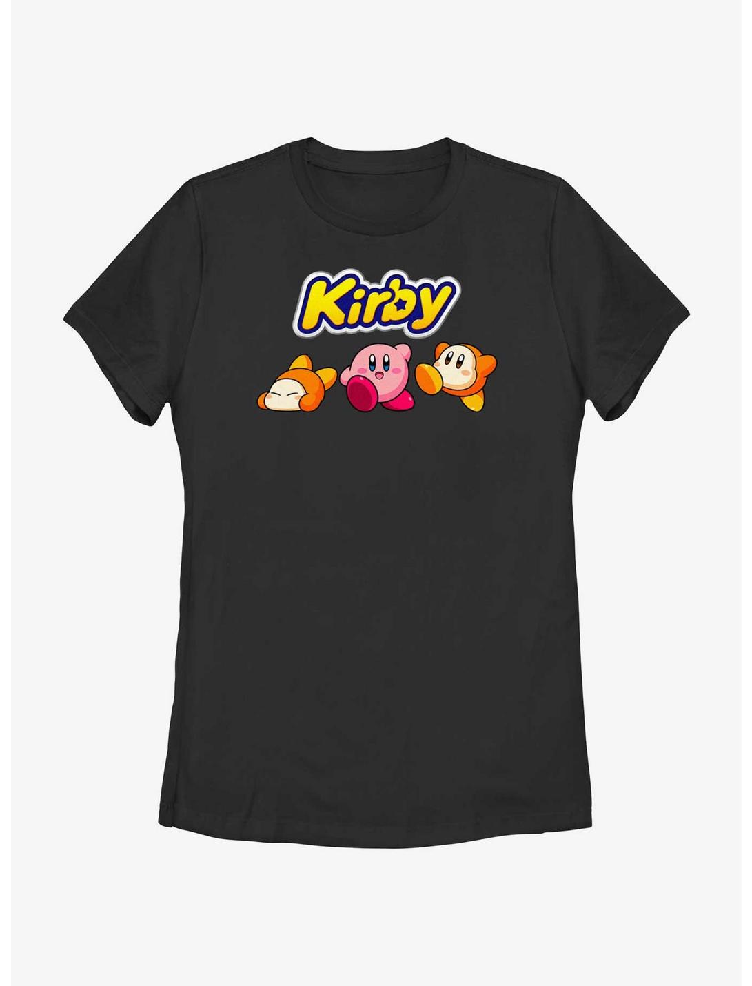 Kirby Waddle Dee Logo Womens T-Shirt, BLACK, hi-res