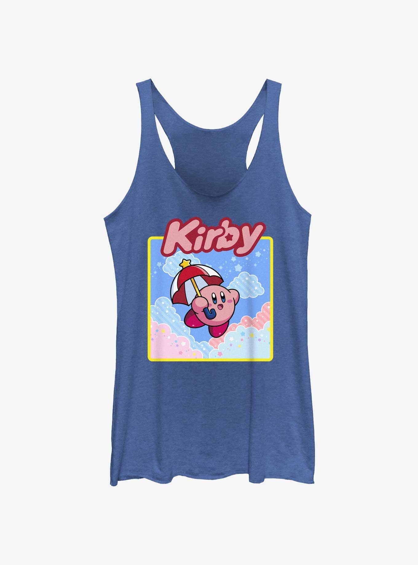 Kirby Starry Parasol Womens Tank Top, , hi-res