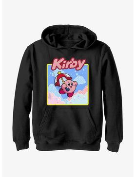 Kirby Starry Parasol Youth Hoodie, , hi-res