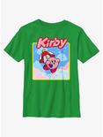 Kirby Starry Parasol Youth T-Shirt, KELLY, hi-res