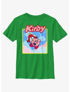Kirby Starry Parasol Youth T-Shirt, , hi-res