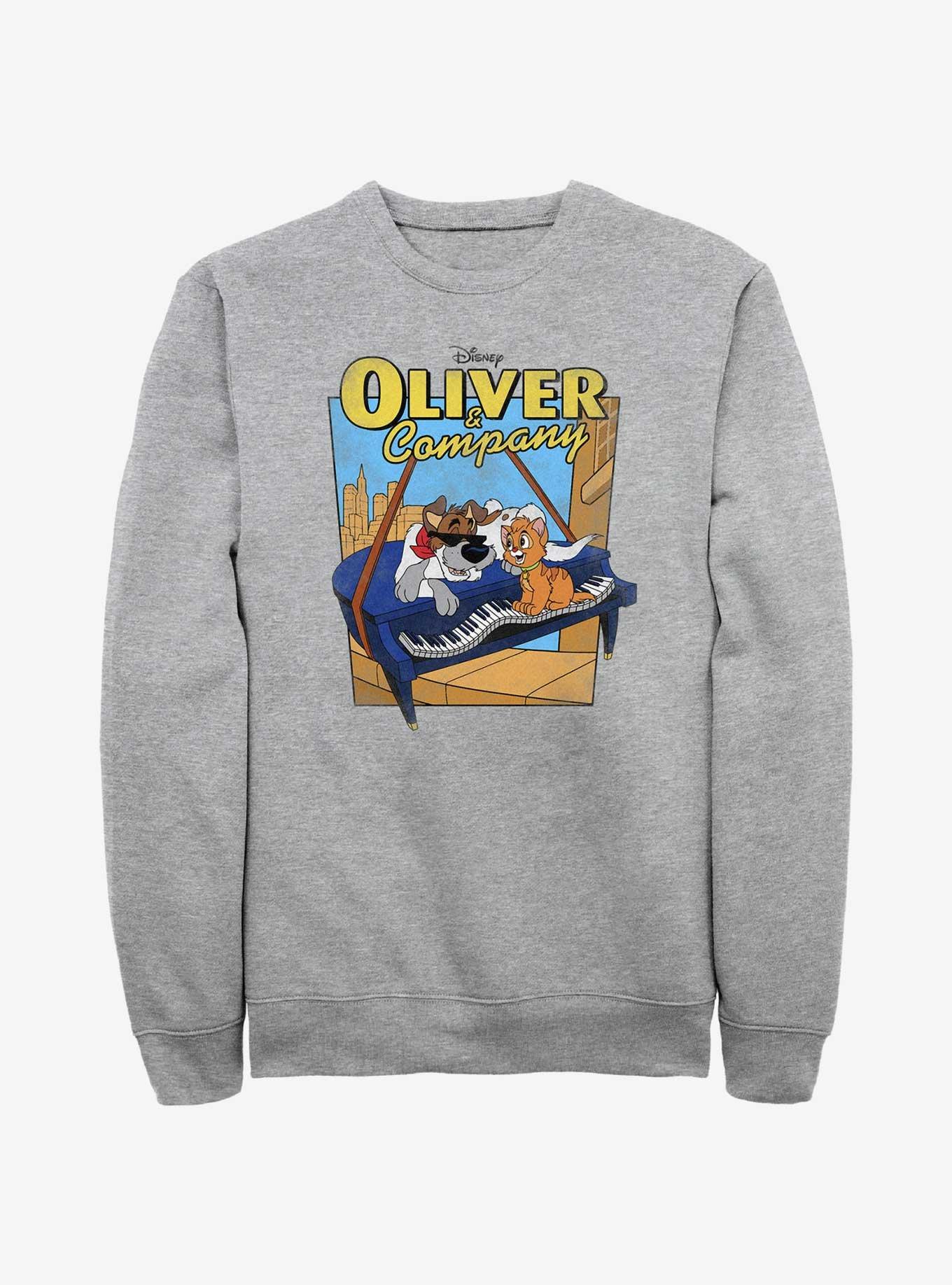 Disney Oliver & Company Piano Sweatshirt, , hi-res