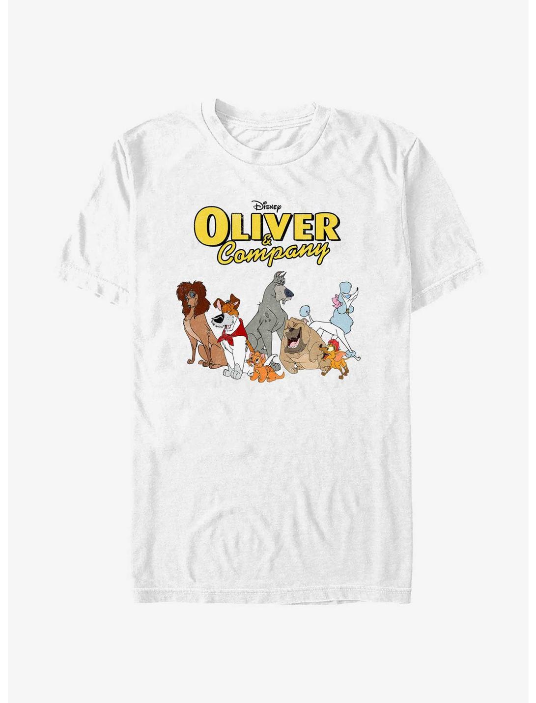 Disney Oliver & Company All The Dogs T-Shirt, WHITE, hi-res