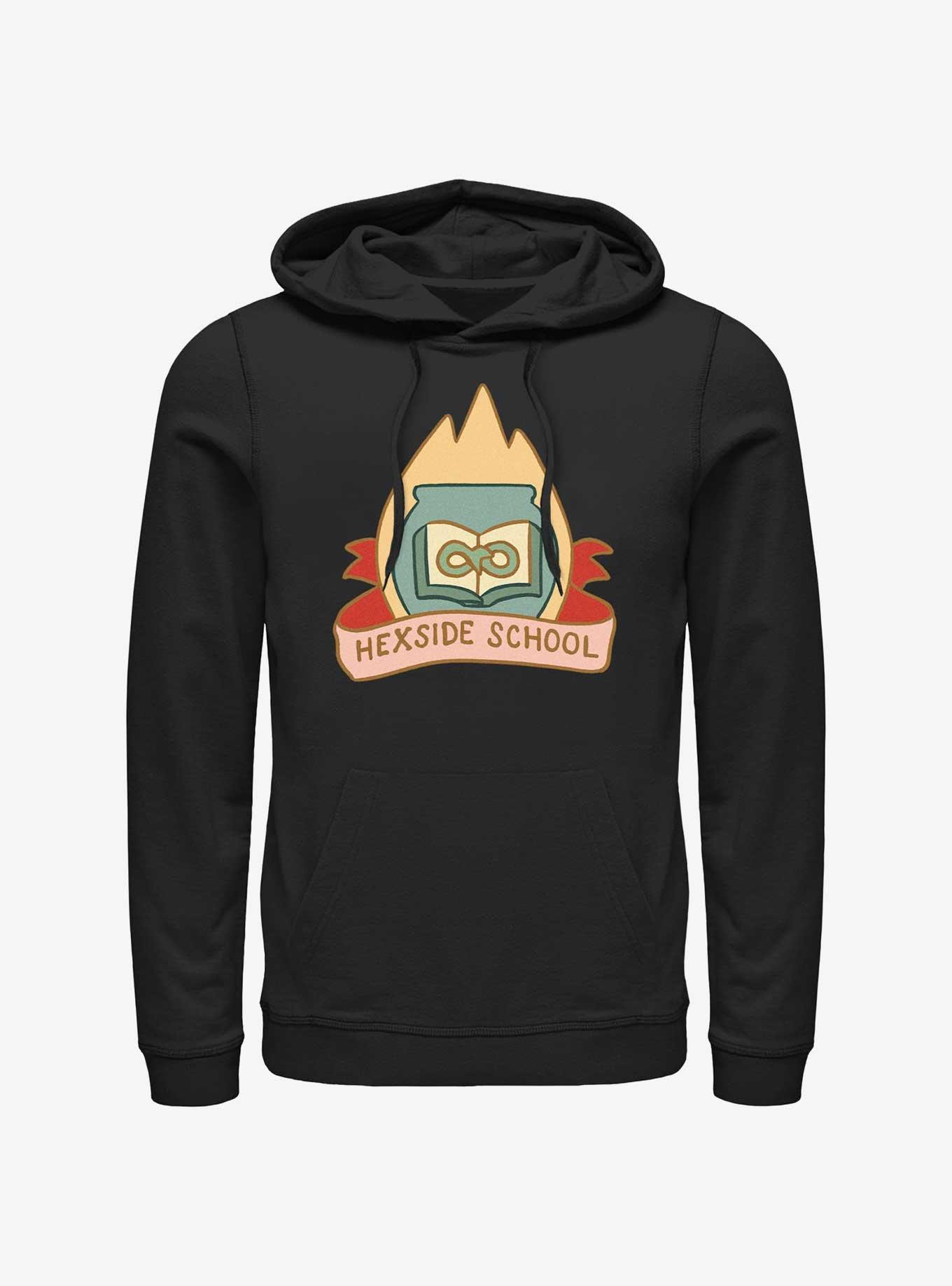 Disney The Owl House Hexside School Logo Hoodie, BLACK, hi-res