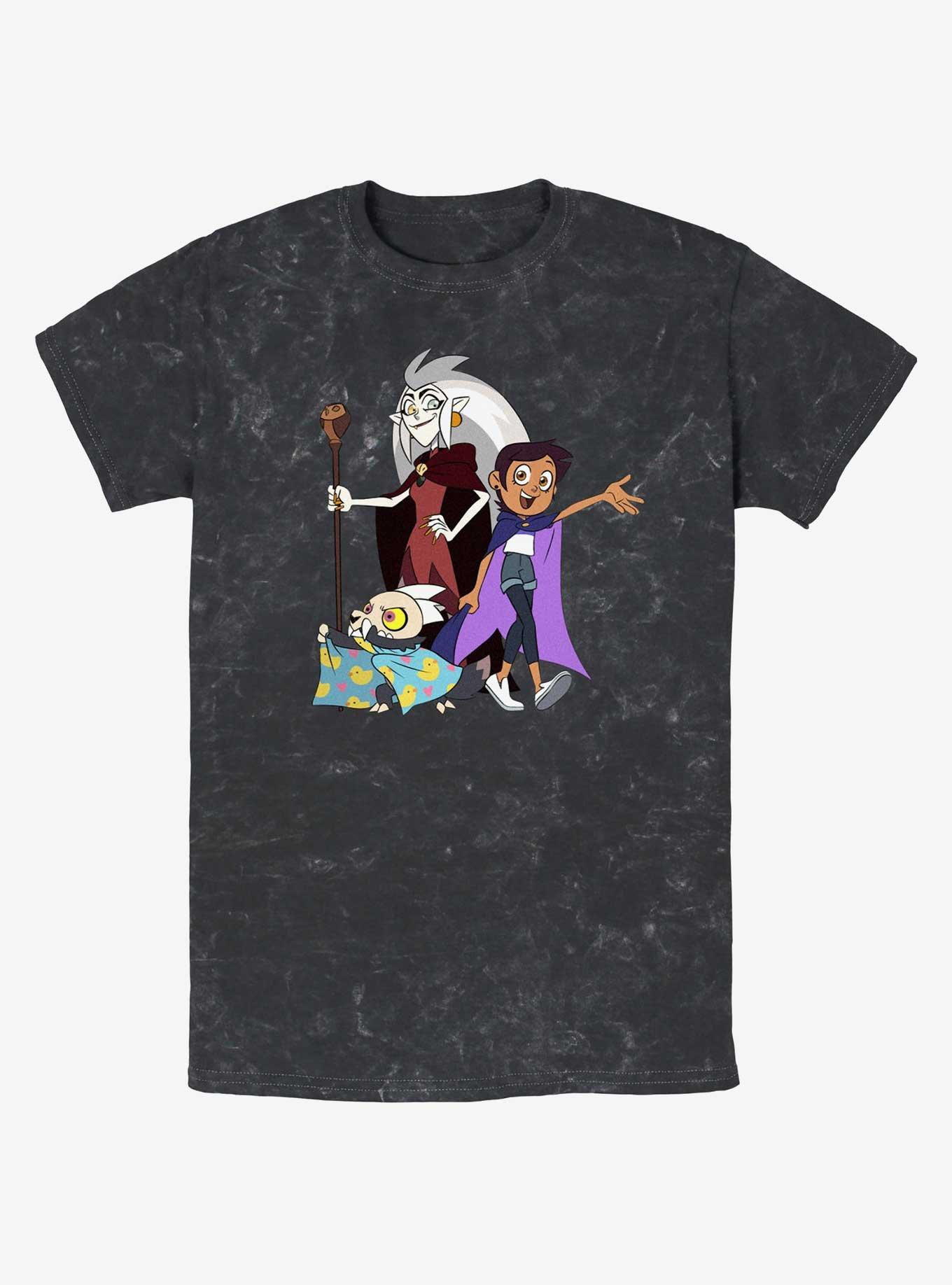 Disney The Owl House Eda Clawthorne, Luz Noceda, and King Mineral Wash  T-Shirt - MULTI | BoxLunch