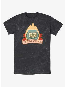 Disney The Owl House Hexside School Logo Mineral Wash T-Shirt, , hi-res