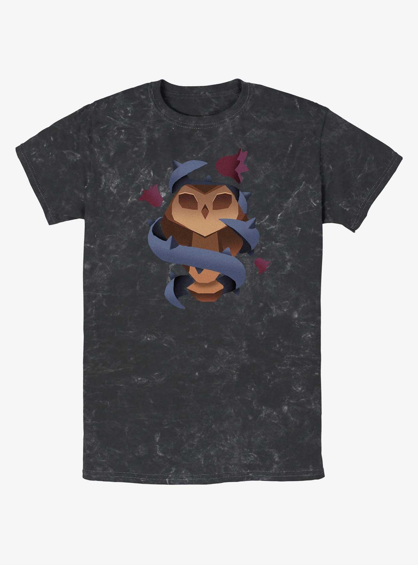 Disney The Owl House Staff Vines Mineral Wash T-Shirt, BLACK, hi-res