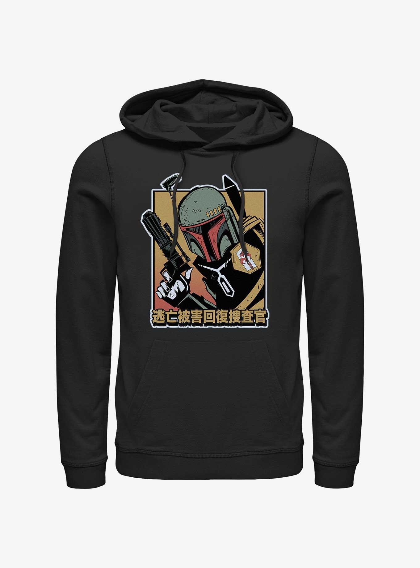 Star Wars Boba Fett Bounty Hunter Hoodie BLACK BoxLunch