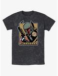 Star Wars Boba Fett Bounty Hunter Mineral Wash T-Shirt, BLACK, hi-res