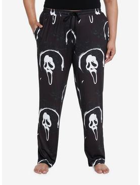 Scream Ghost Face Girls Pajama Pants Plus Size, , hi-res
