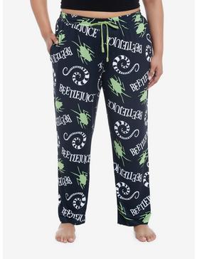 Beetlejuice Worms & Beetles Girls Pajama Pants Plus Size, , hi-res