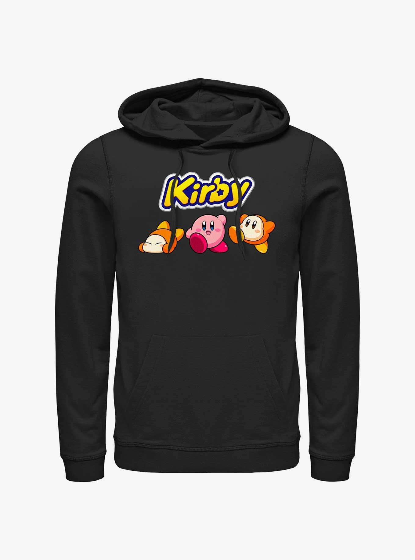 Kirby Waddle Dee Logo Hoodie, BLACK, hi-res