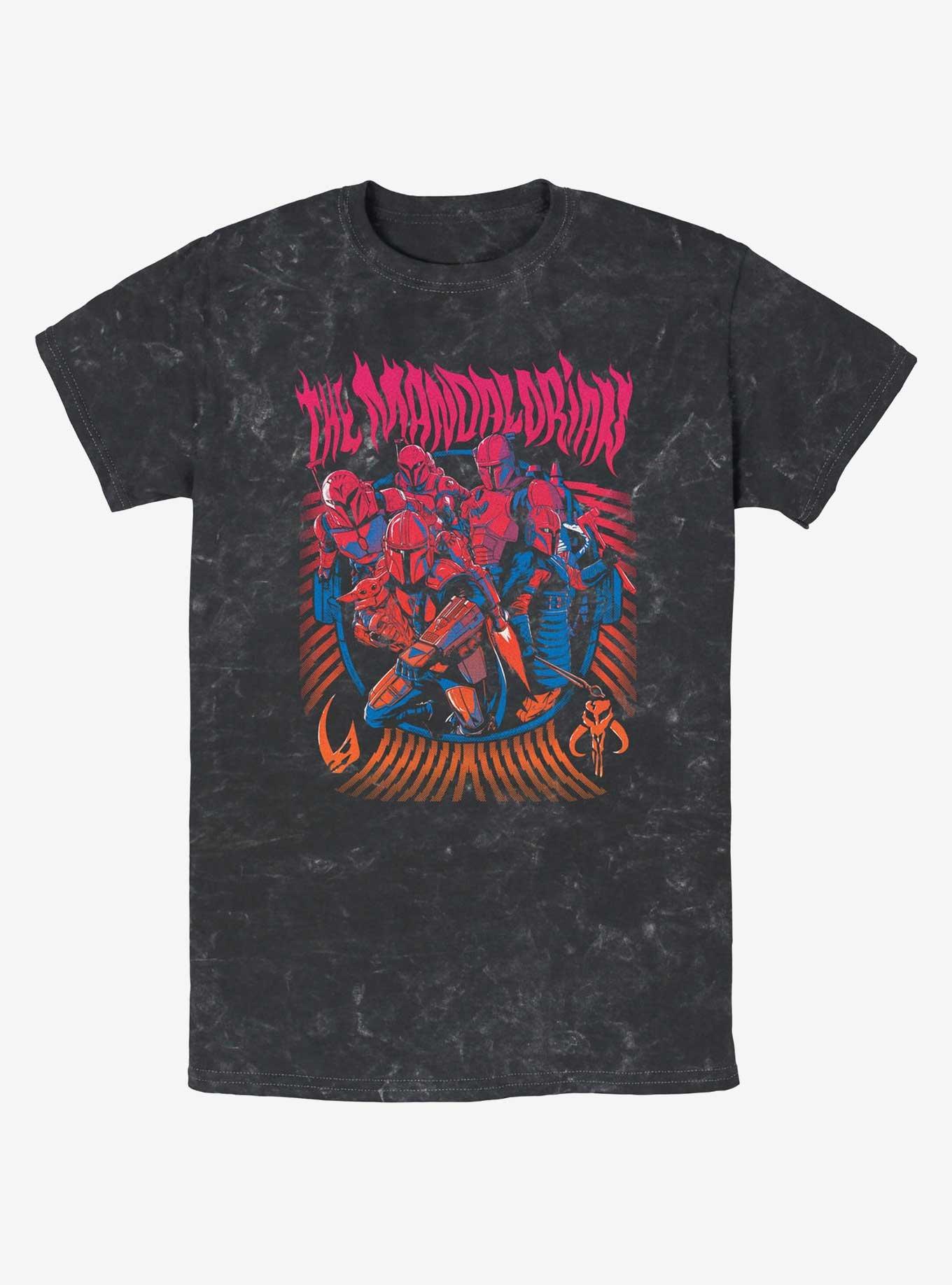 Star Wars The Mandalorian Banded Clans Mudhorn & Keldau Mineral Wash T-Shirt, , hi-res