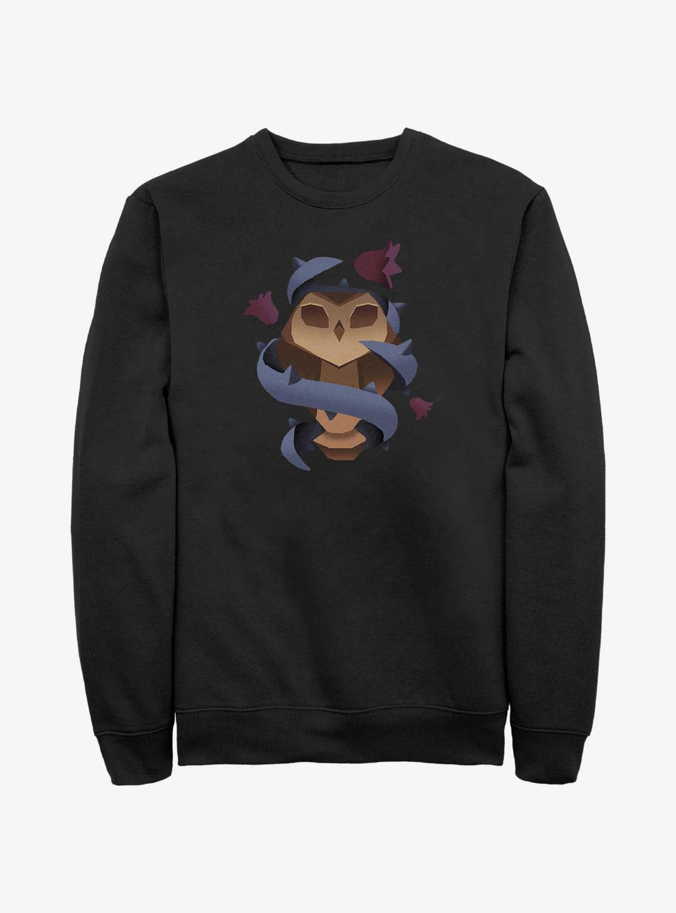 Disney The Owl House Staff Vines Sweatshirt, BLACK, hi-res