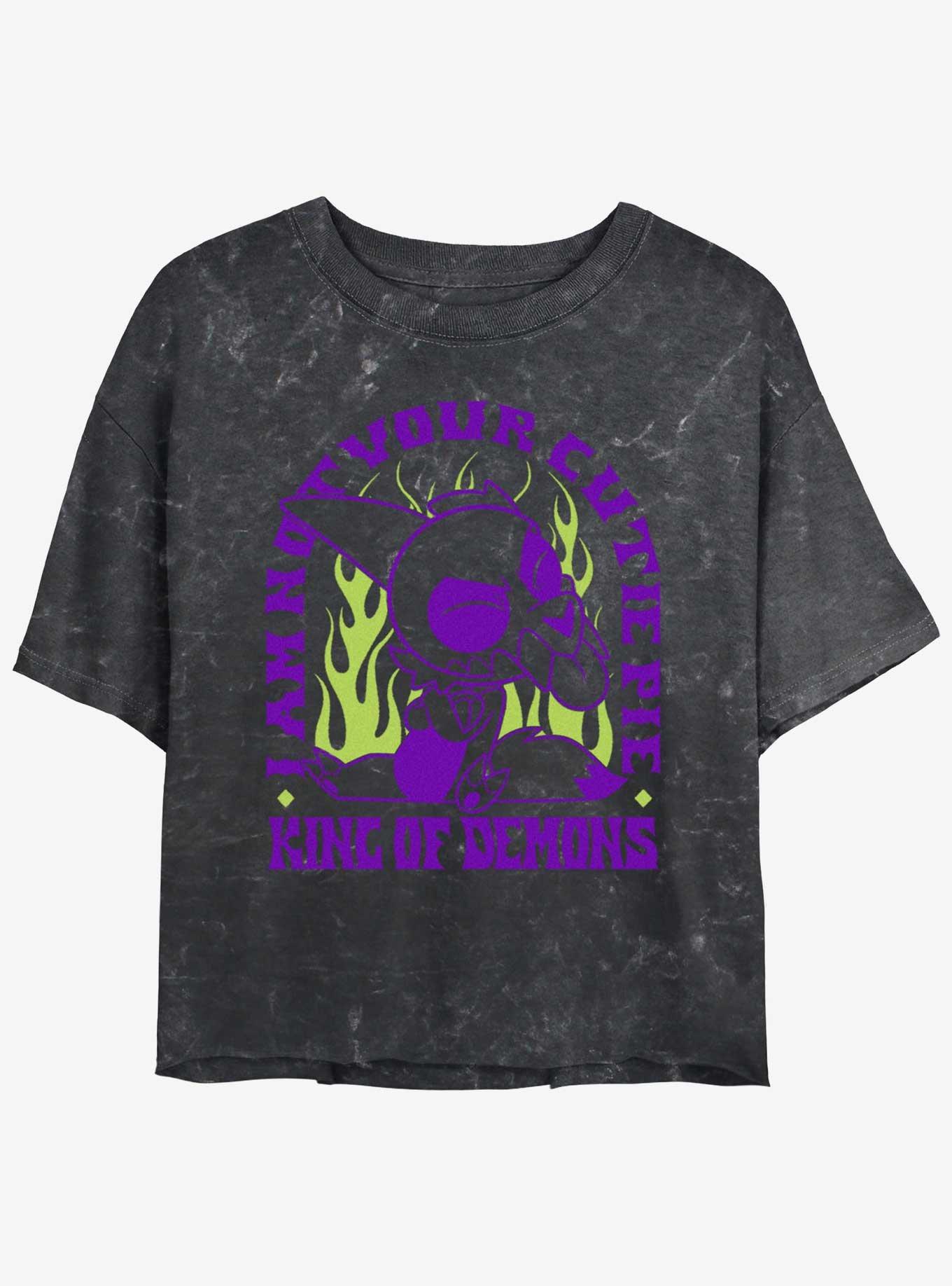 Disney The Owl House Not Your Cutie Mineral Wash Womens Crop T-Shirt, , hi-res