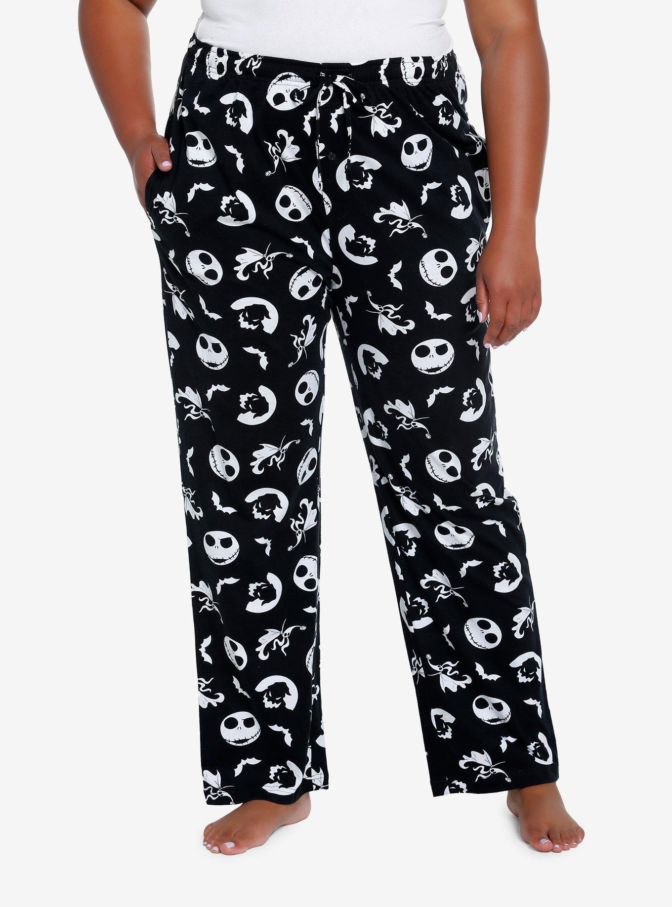 Betty Boop Black Plush Plus Size Lounge Pants