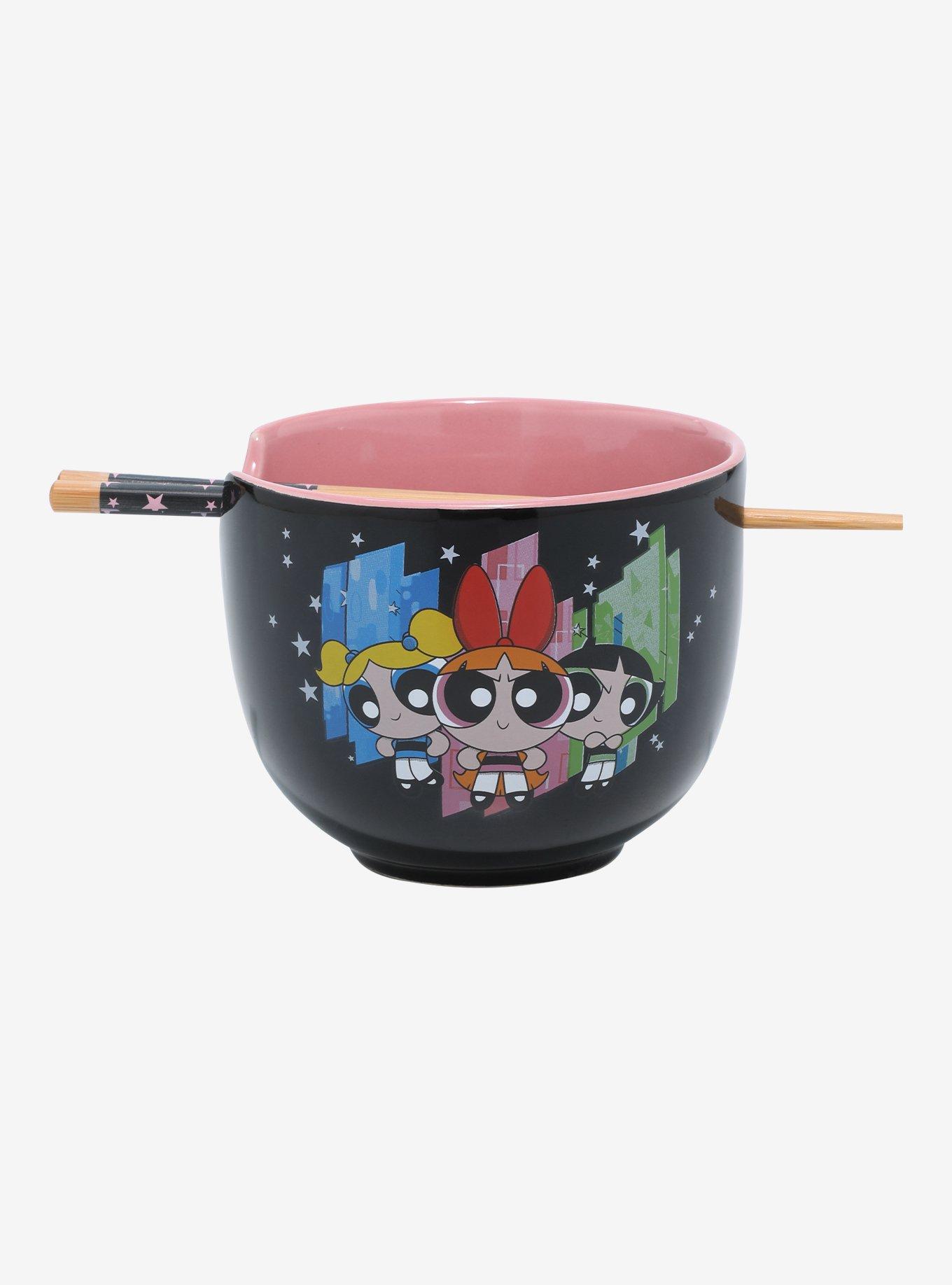 The Powerpuff Girls Trio Ramen Bowl With Chopsticks, , hi-res