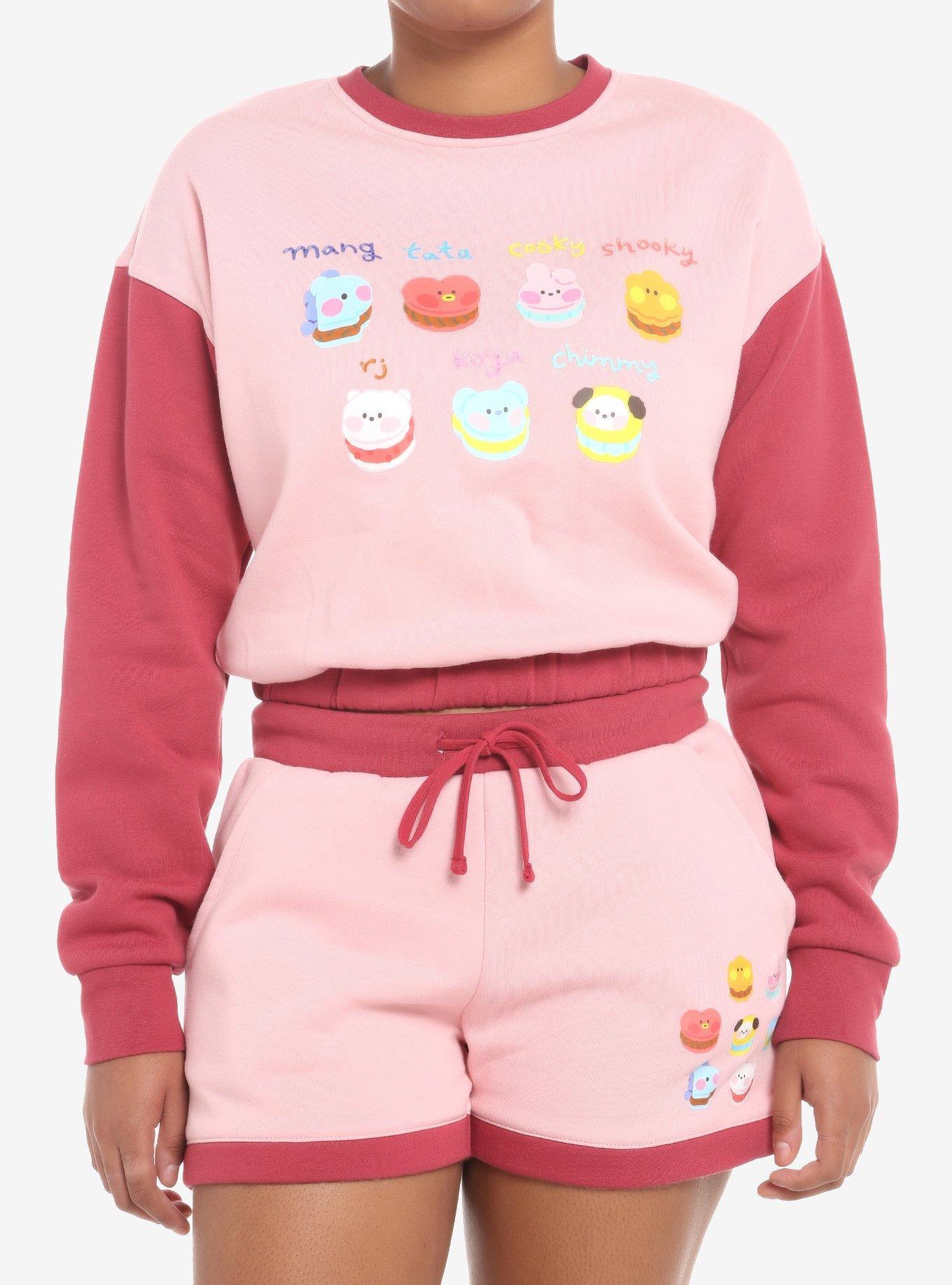 BT21 Sweetie Girls Crop Sweatshirt, MULTI, hi-res