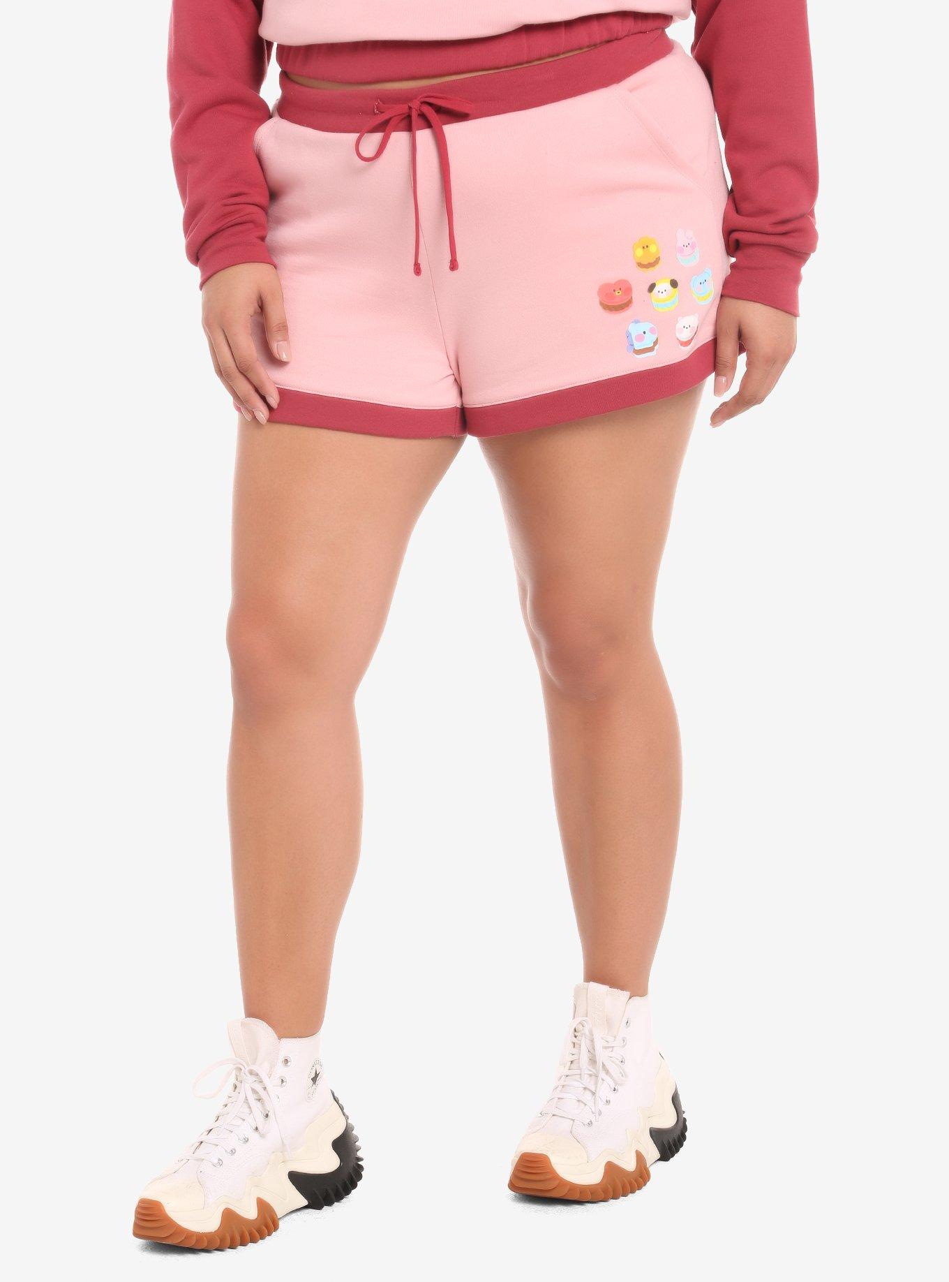 BT21 Sweetie Girls Lounge Shorts Plus Size, MULTI, hi-res