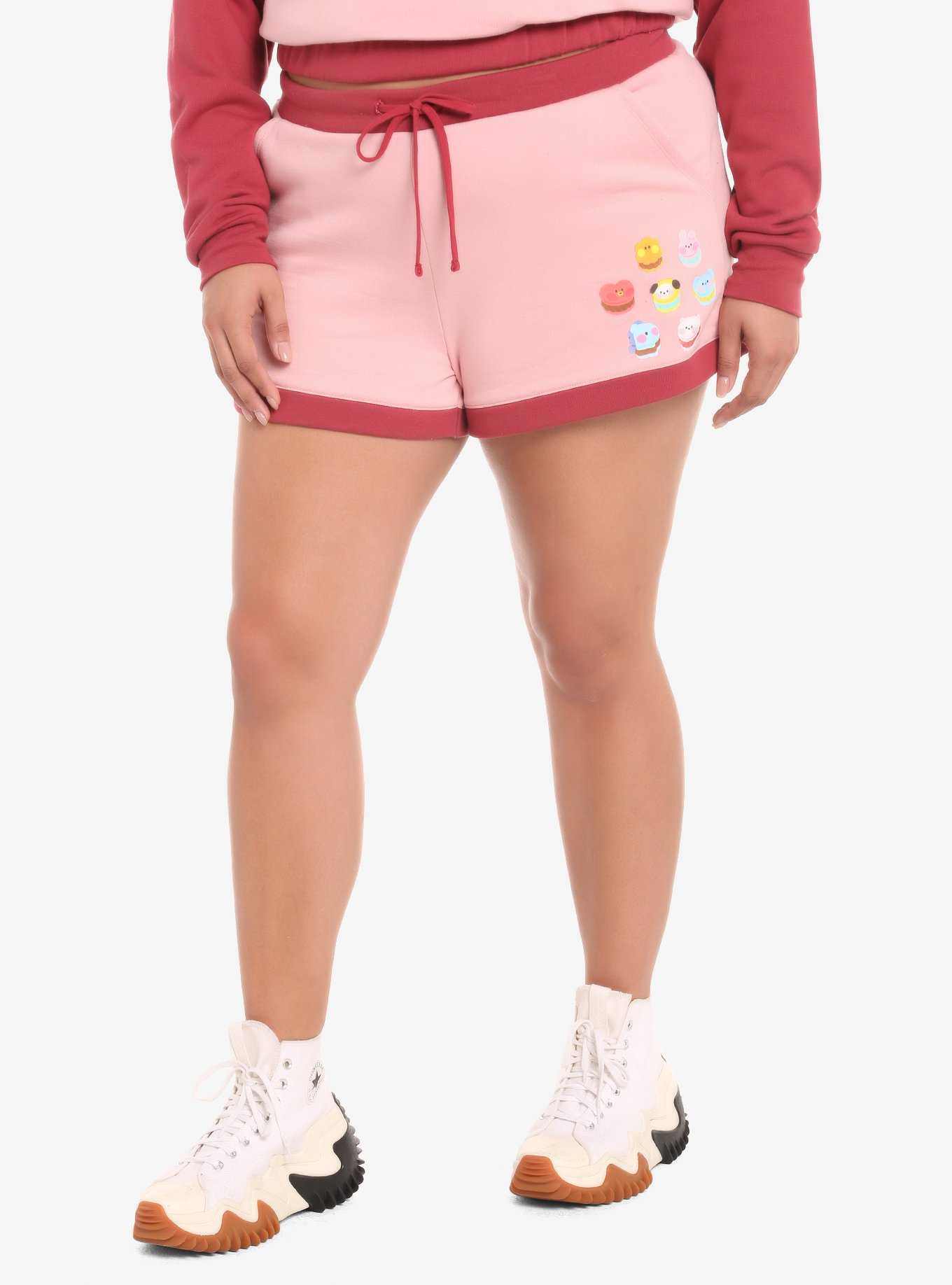 BT21 Sweetie Girls Lounge Shorts Plus Size, , hi-res