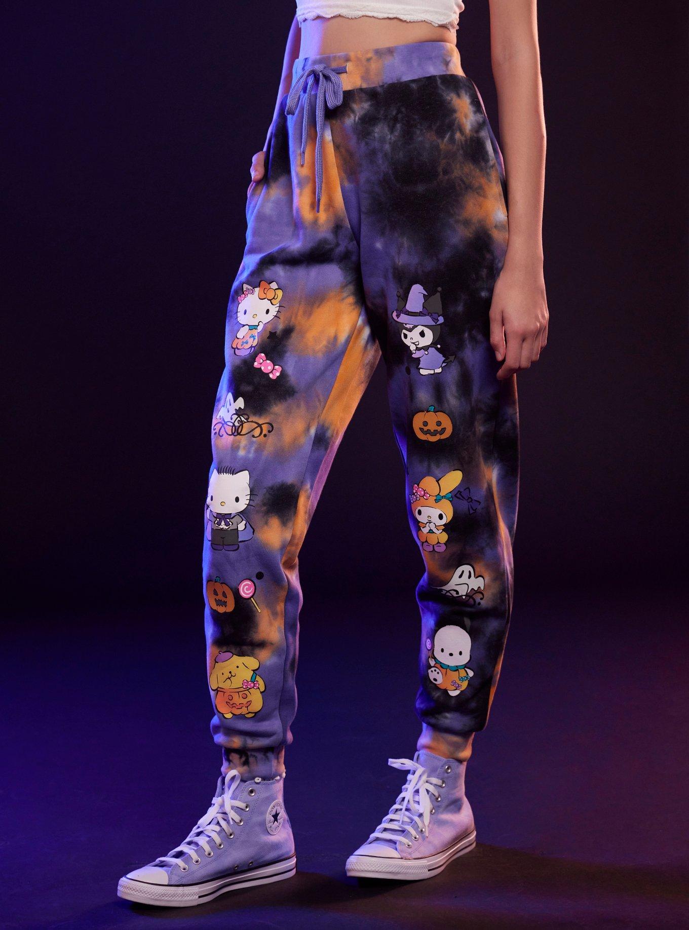 Teen Girl Halloween Tie Dye Sweatpants