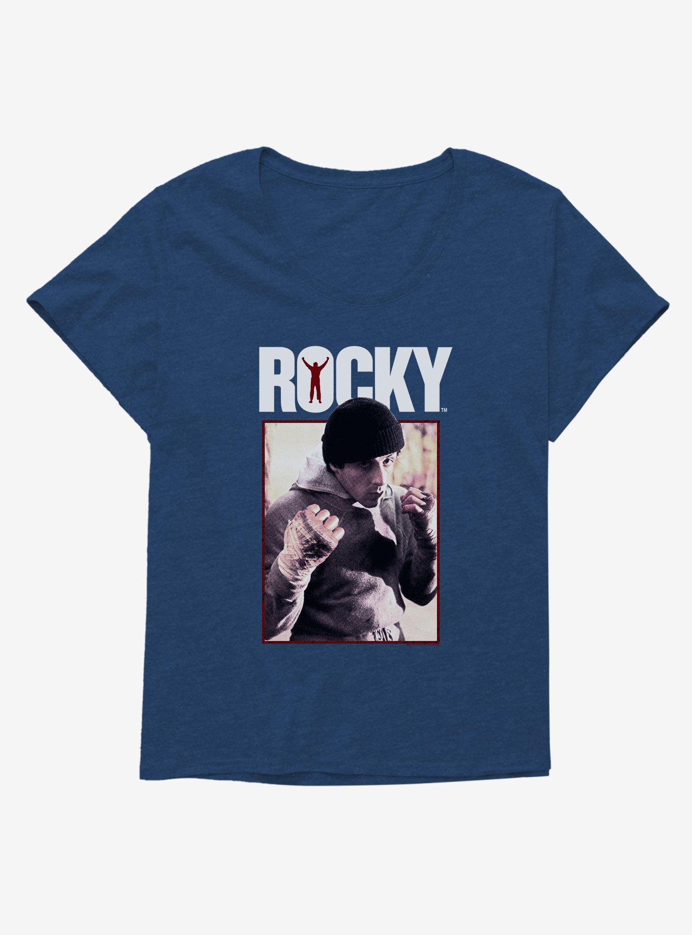 Rocky Fighting Stance Girls T-Shirt Plus Size, , hi-res