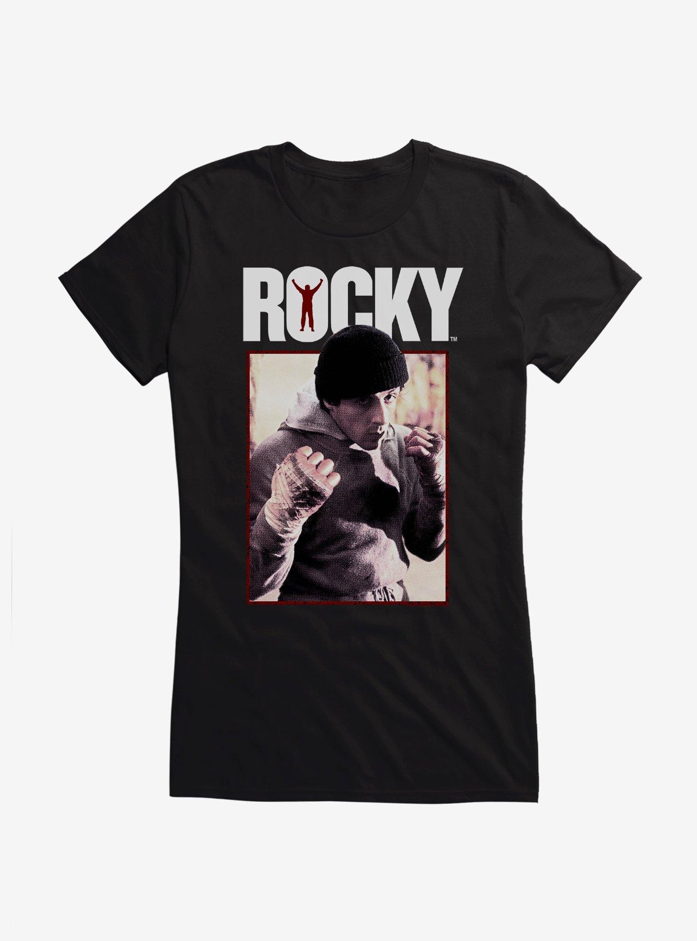 Rocky Fighting Stance Girls T-Shirt, , hi-res
