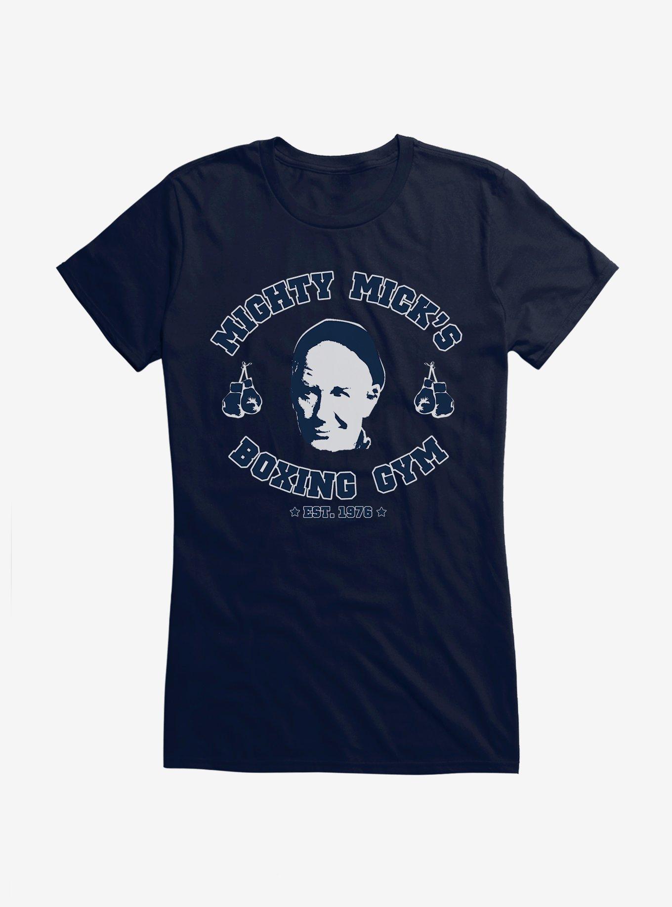 Rocky Mighty Mick's Boxing Gym Girls T-Shirt, NAVY, hi-res