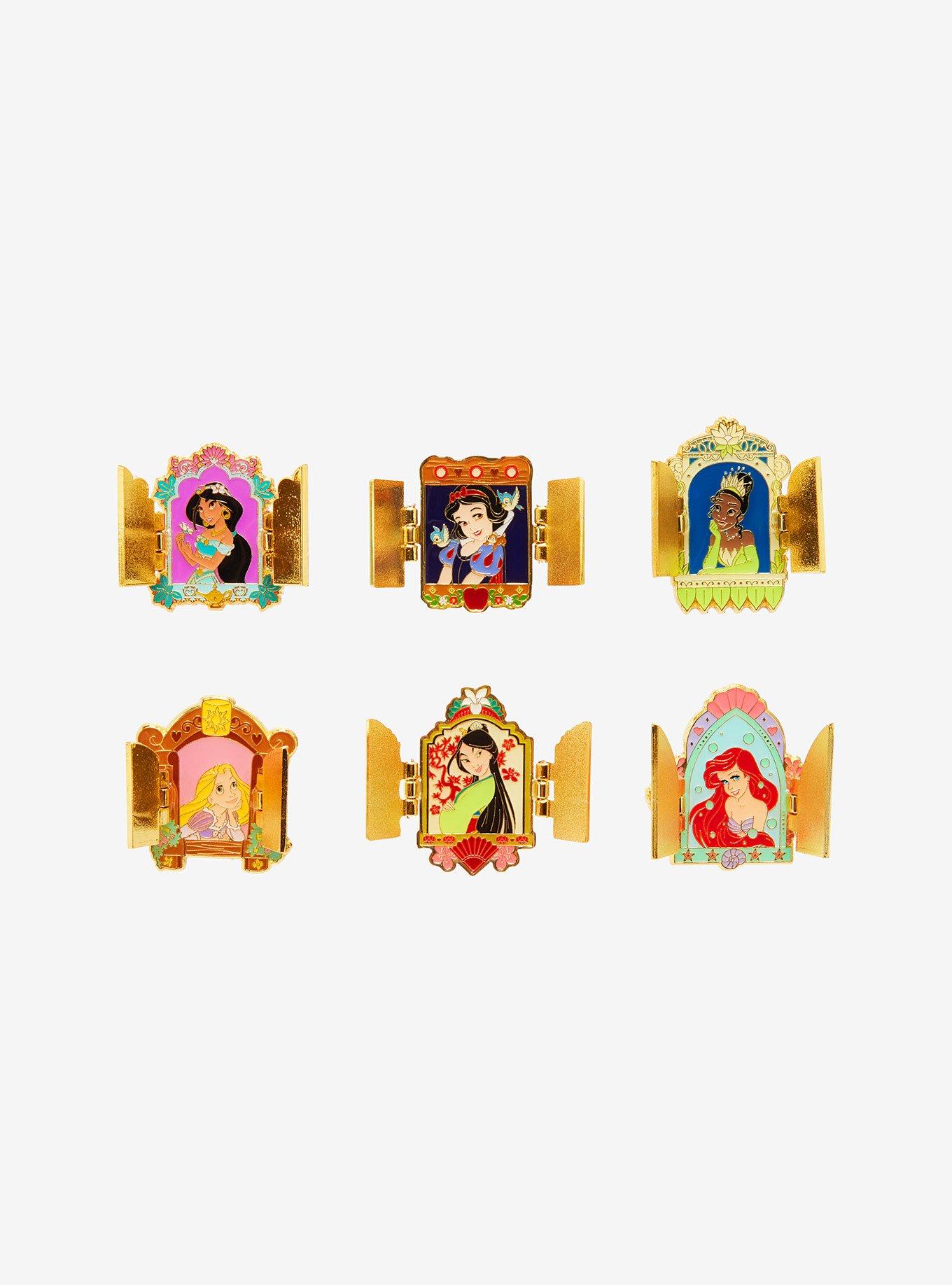 Loungefly Disney Princess Hinged Window Blind Box Enamel Pin, , hi-res