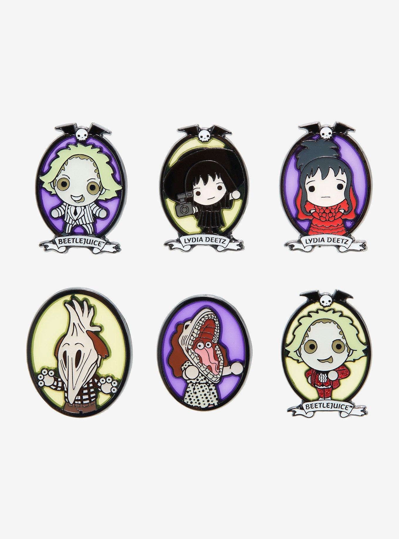 Beetlejuice Chibi Character Blind Box Enamel Pin, , hi-res