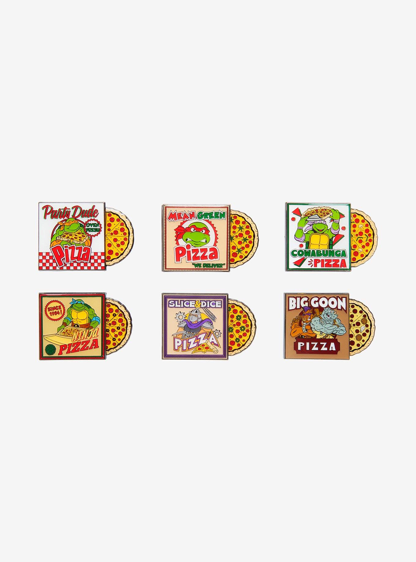 Loungefly Teenage Mutant Ninja Turtles Pizza Sliding Blind Box Enamel Pin, , hi-res