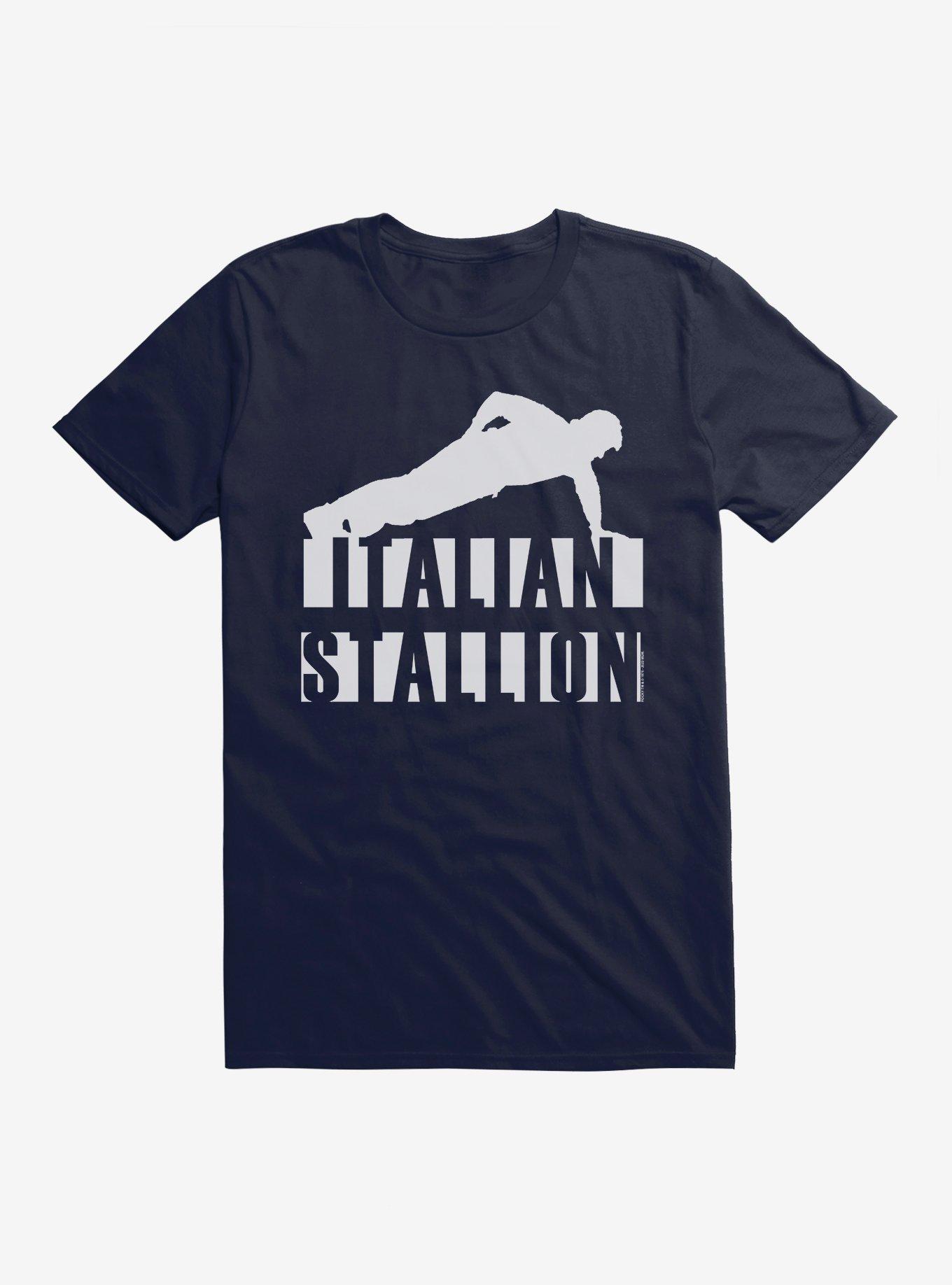 Rocky Italian Stallion T-Shirt, NAVY, hi-res