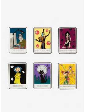 Loungefly Coraline Character Tarot Card Blind Box Enamel Pin, , hi-res
