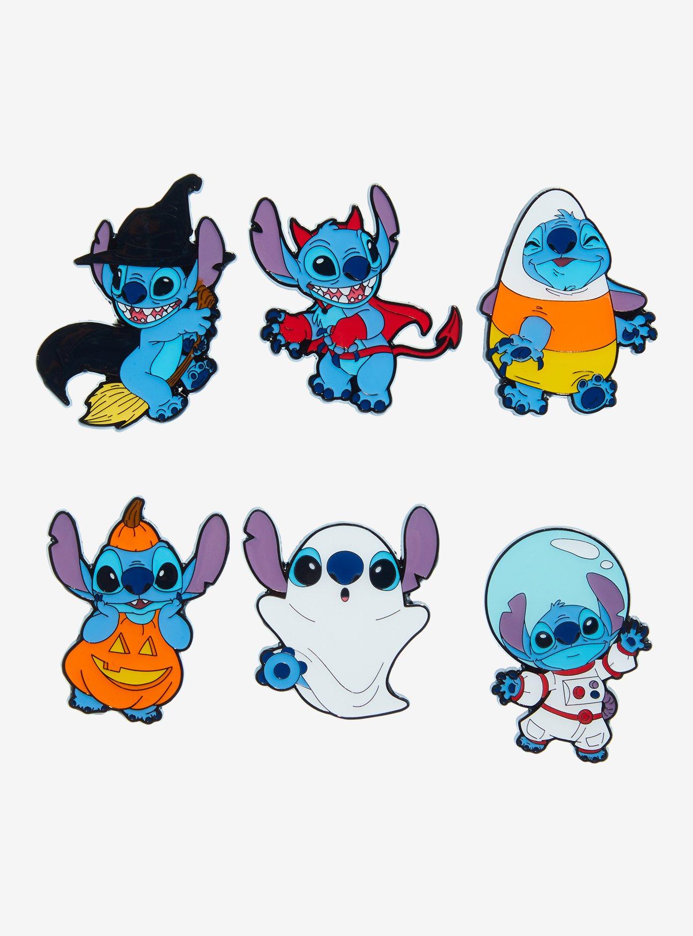 Stitch in Baby Yoda Costume Lilo And Stitch Cartoon Character Enamel Metal  Pin