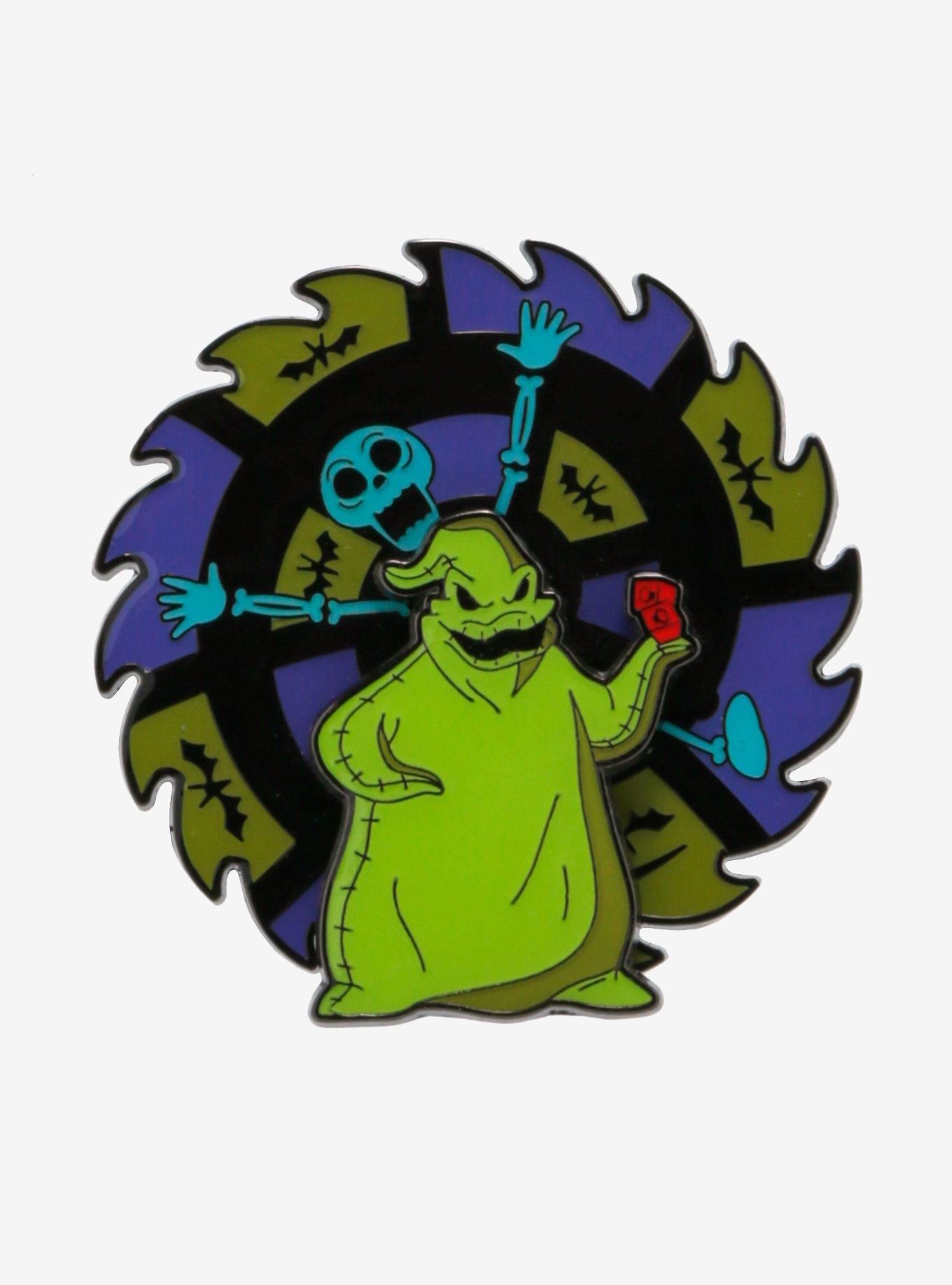 Loungefly The Nightmare Before Christmas Oogie Boogie Wheel Spinning Enamel Pin, , hi-res
