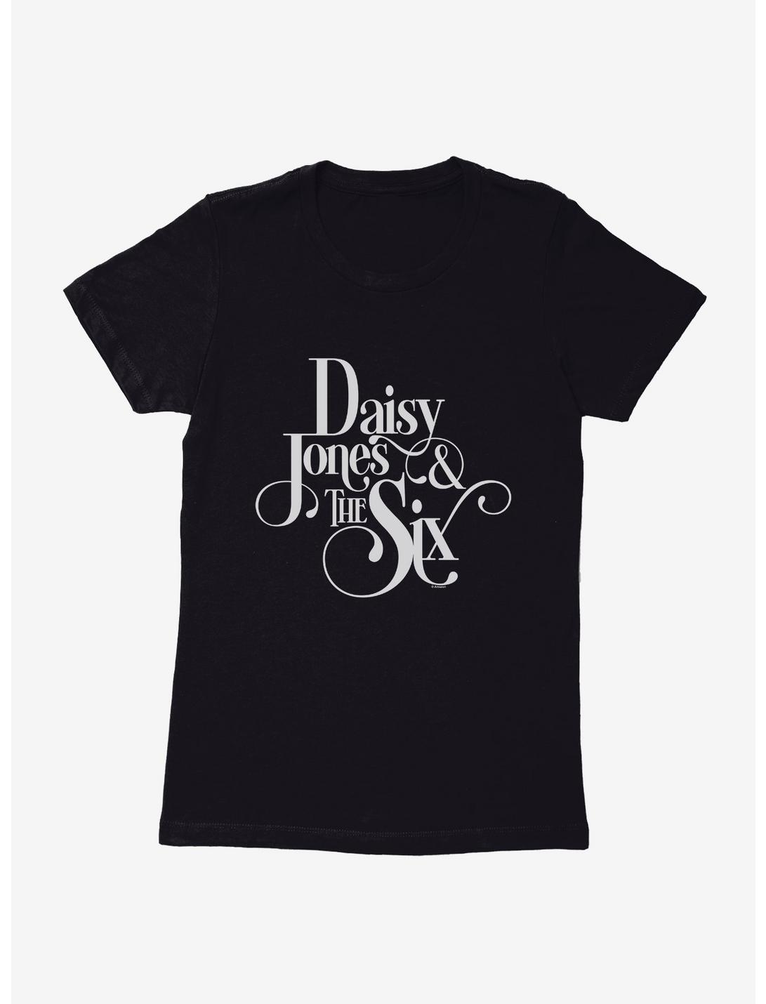 Daisy Jones & The Six Title Logo Womens T-Shirt, BLACK, hi-res